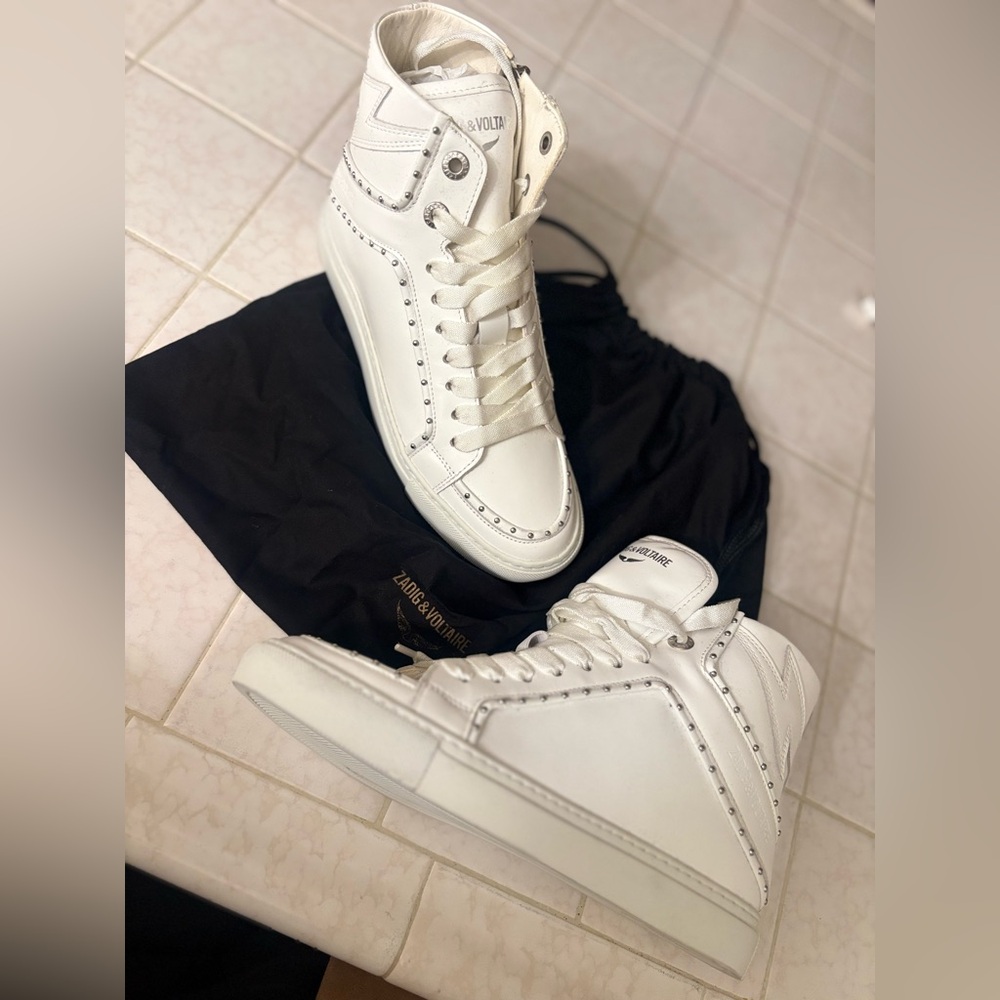ZADIG & VOLTAIRE sneakers new sz 37 - Picture 2 of 12